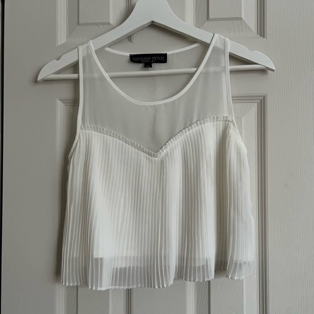 TOPSHOP PETITE Pleated Top